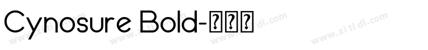 Cynosure Bold字体转换